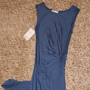 DRESS UP BLUE MIDI DRESS